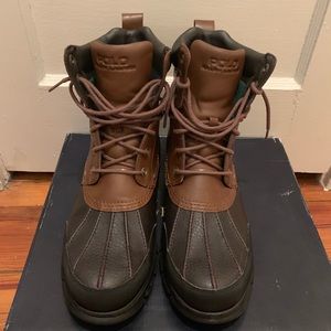 Ralph Lauren “Cain” leather Polo boots. Size 9.5.